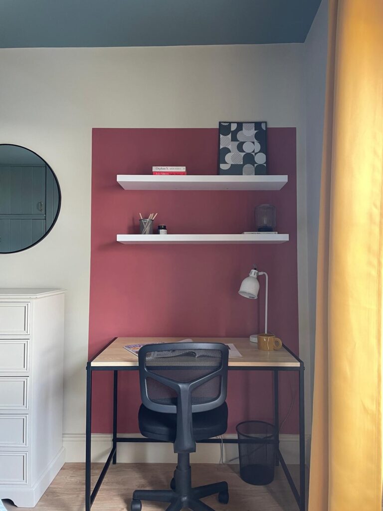 All rooms have a smart, dedicated work area