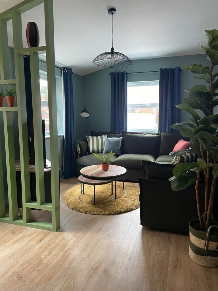 It is easy to relax and mingle in the living area